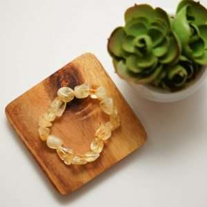 Citrine Chip Bracelet