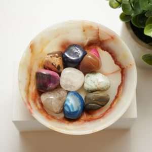 MomentumFengShui108 Grounding Bowl with 8 stones