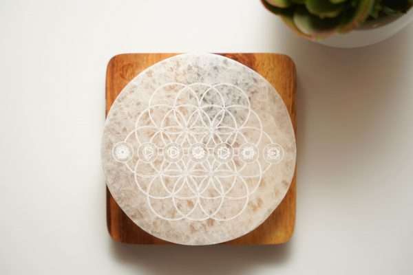 Selenite charging plate